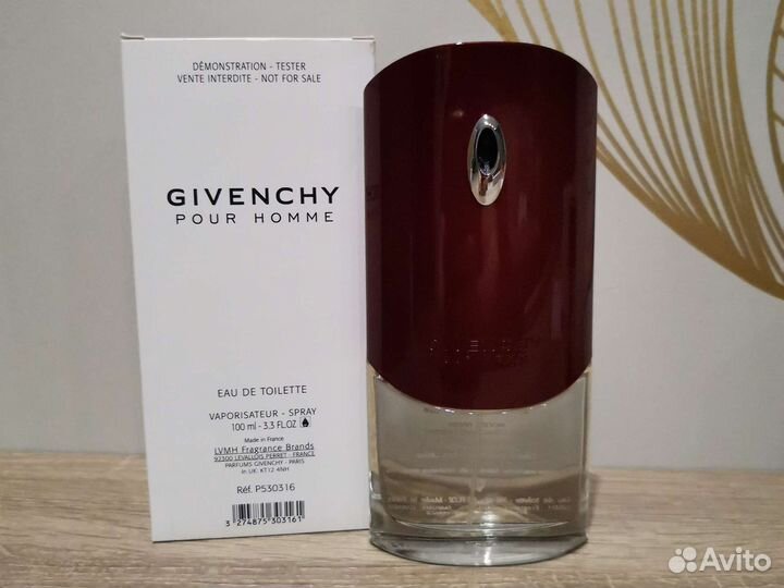 Givenchy Pour Homme 100 оригинал