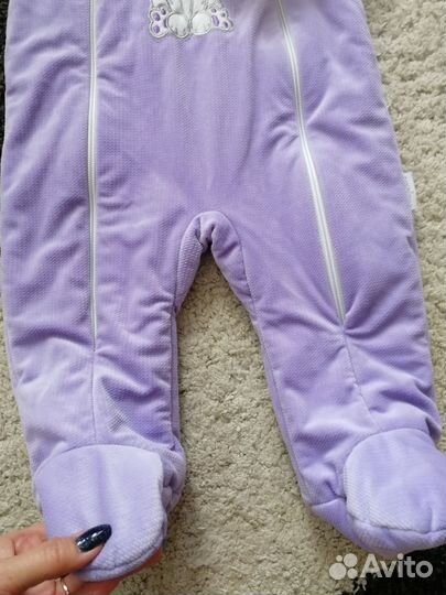 Комбинезон велюровый