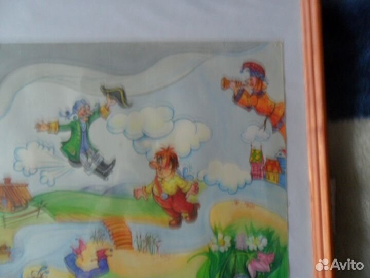 Картина с изображением персонажей из мультфильмов
