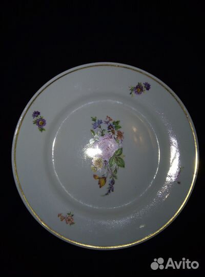 Тарелки фарфоровые СССР Краснодар Чайка