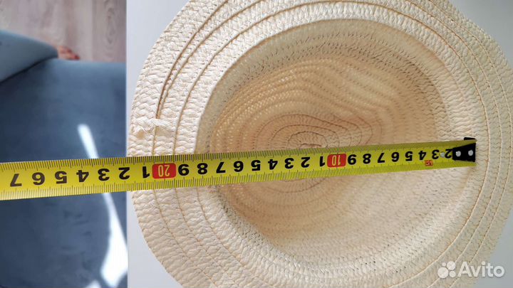 Соломенная шляпа детская