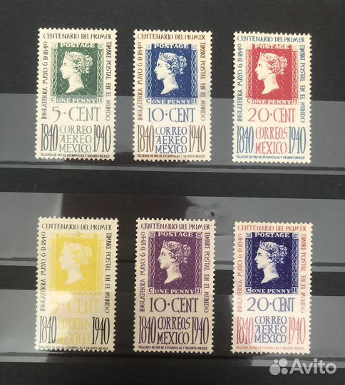 Мексика. Авиапочта. Серии