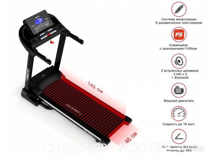 Беговая дорожка unixфиt мx-830L