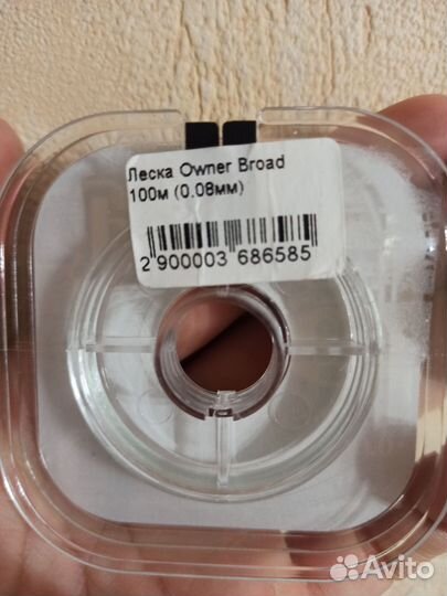 Леска Owner 0,08 мм 100 метров