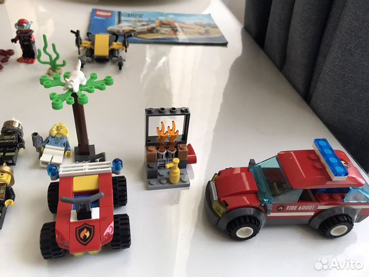 Lego City пожарники и спасатели