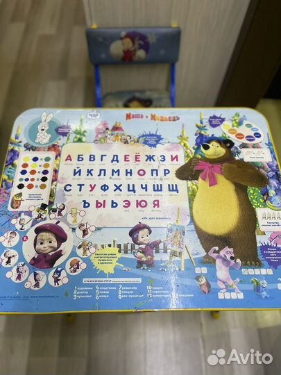 Стол и стул Маша Медведь