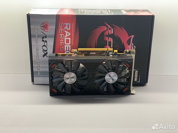 Видеокарта AMD Radeon afox RX 5500 xt 8gb OC