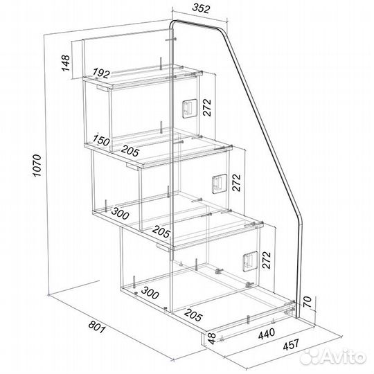 Кровать-чердак Легенда 43.5.1