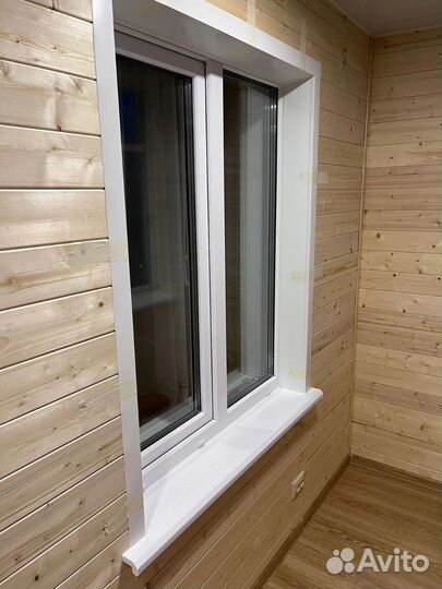 Отделка балкона вагонкой