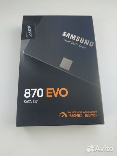 SSD накопитель Samsung 870 EVO 500гб