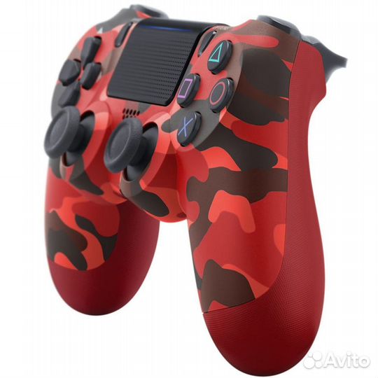 PS4 джойстик DualShock 4 V2 Red Camouflage, новый