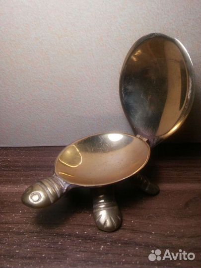 Шкатулка Черепашка. Латунь. Индия