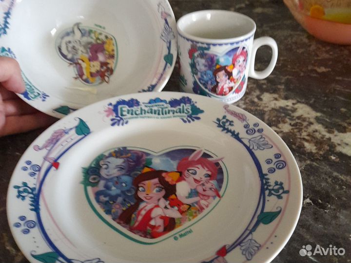 Набор детской посуды для кормления