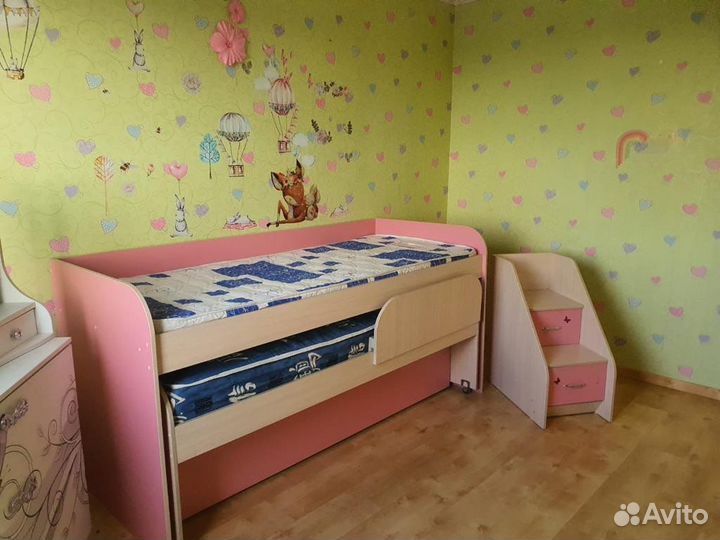 Двухъярусная кровать выдвижная