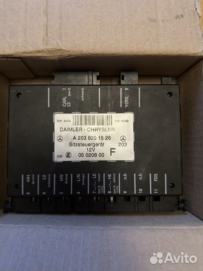 Блок сиденье w203