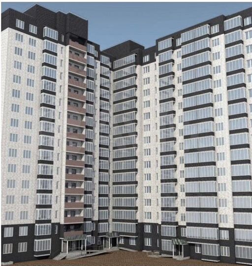 2-к. квартира, 56,6 м², 3/16 эт.