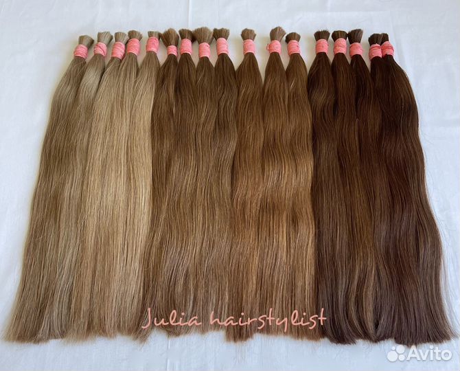 Волосы для наращивания в срезах