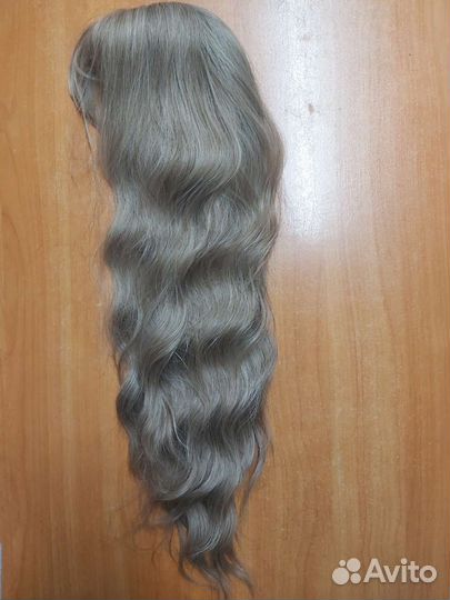 Парик натуральный 60 см русый