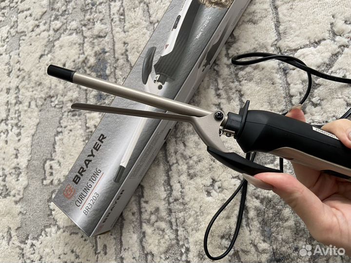 Плойка для афрокудрей brayer