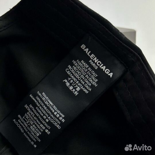 Кепка Balenciaga с купидоном (Чёрный)