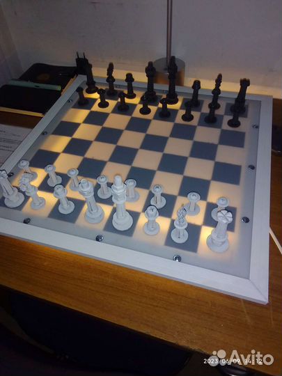 Шахматы ручной работы в стиле стимпанк