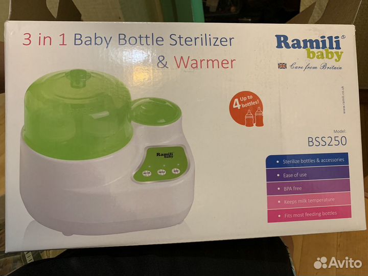 Ramili baby 3в1 подогреватель/стерилизатор