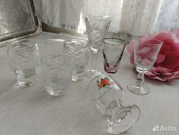 Рюмки и блюдца СССР