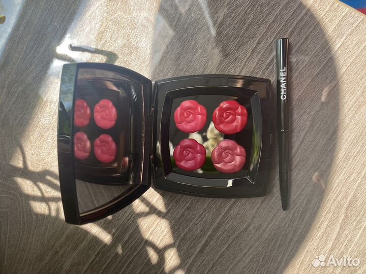 Chanel Dior тени помада
