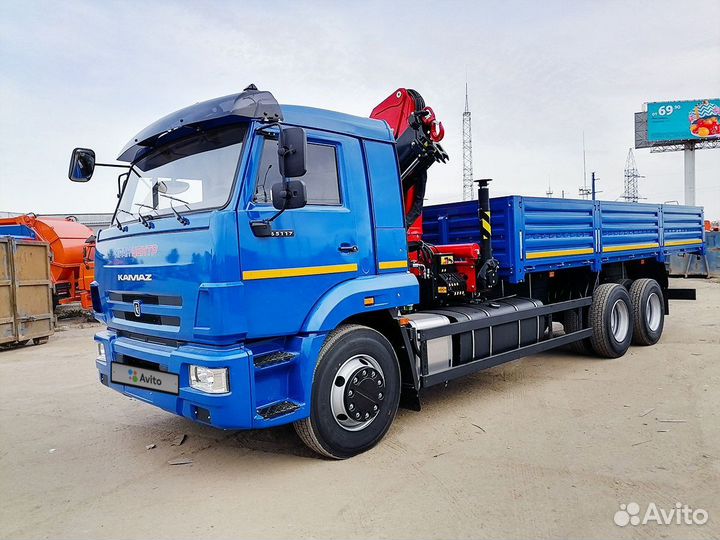 КамАЗ 65115-3094-50 с КМУ, 2023