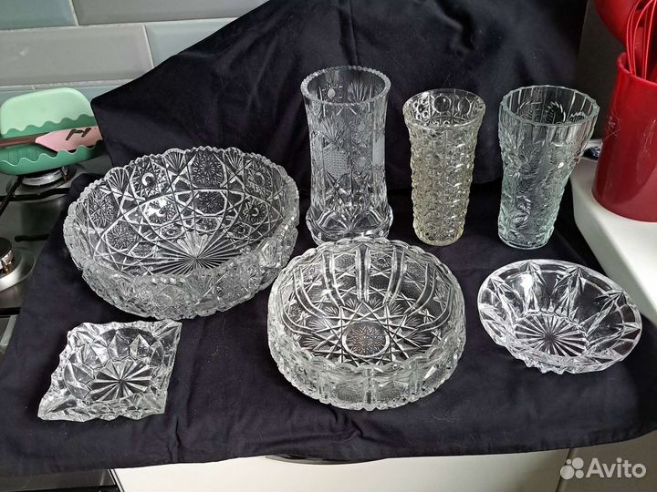 Великолепная посуда из хрусталя