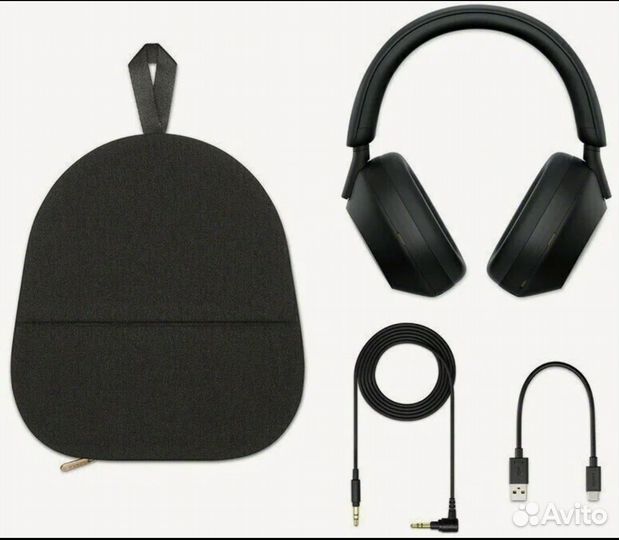 Наушники Sony WH-1000XM5 черные и белые новые