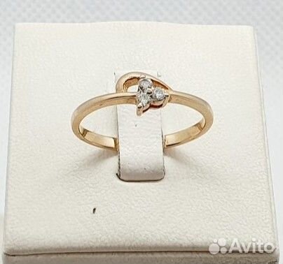 Золотое кольцо с бриллиантами 585 (пл Ленина)