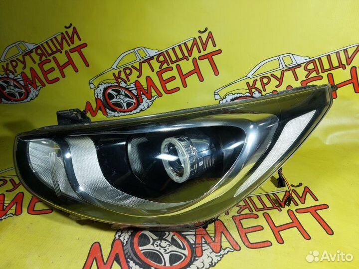 Фара передняя левая Hyundai Solaris седан 1.6 G4FC