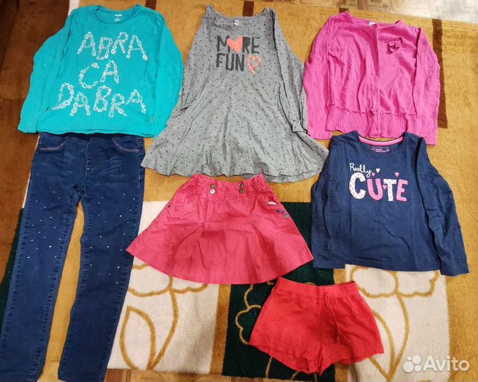 Одежда пакетом для девочки 116 122