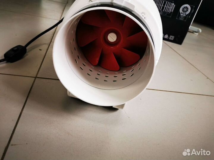 Вентилятор канальный тихий 51вт, 150мм, 550м3