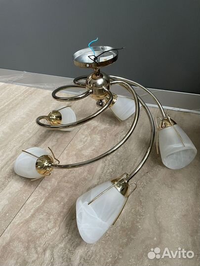 Люстра потолочная подвесная бу