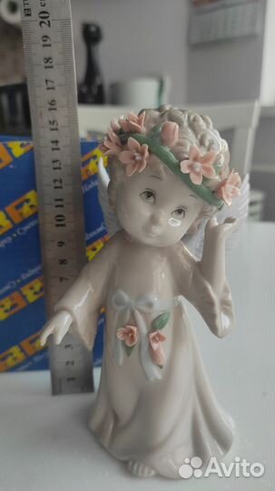Фигурка статуэтка керамическая ангел
