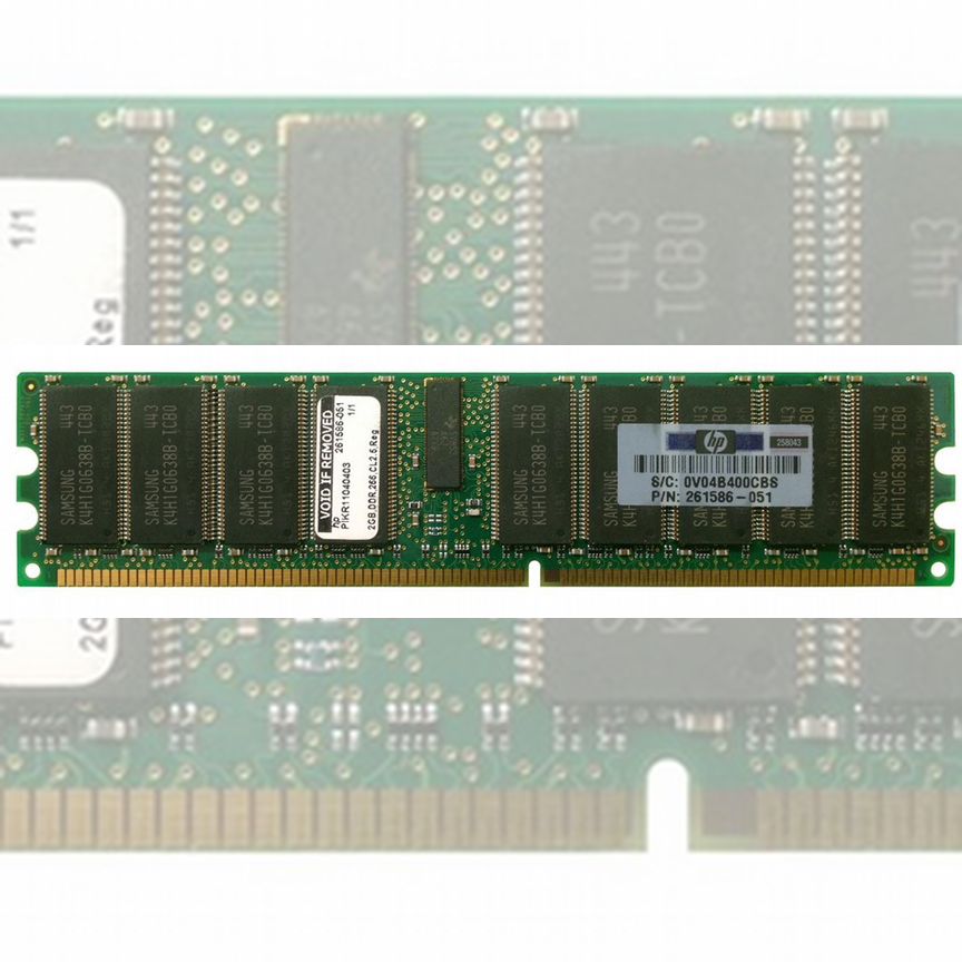 [261586-051] Оперативная Память Hp Ddr 2gb 261586-051