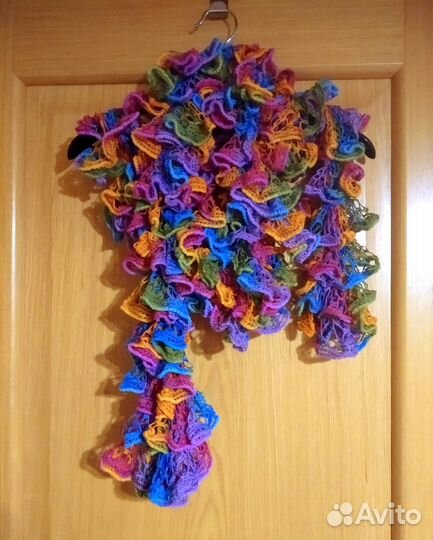 Женский шарф боа ажурный 2,5 метра