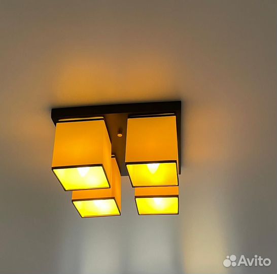 Люстра потолочная б/у