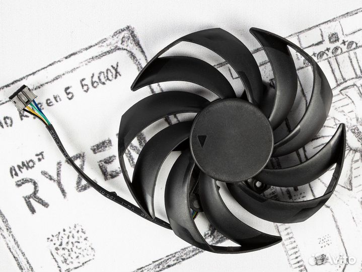 Вентилятор для MSI RTX 3060 3070 3080 3090 Ti 90мм