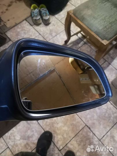 Зеркало правое широкое рестайл Опель Астра Н