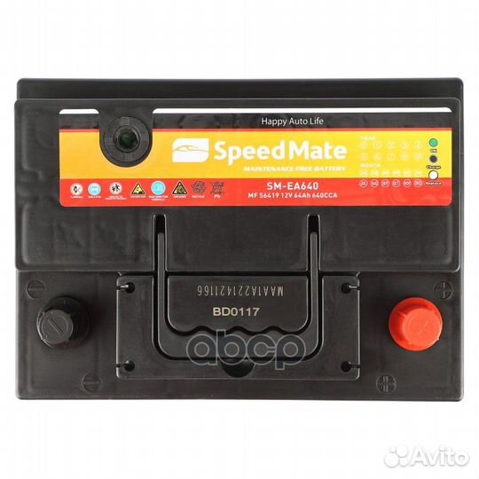 Speedmatesm-EA640 АКБ speedmate Premium 12V 6