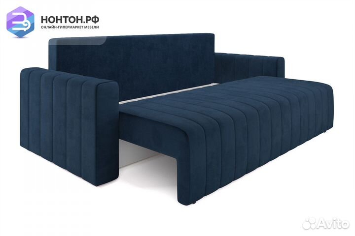 Диван еврокнижка Лондон темно-синий