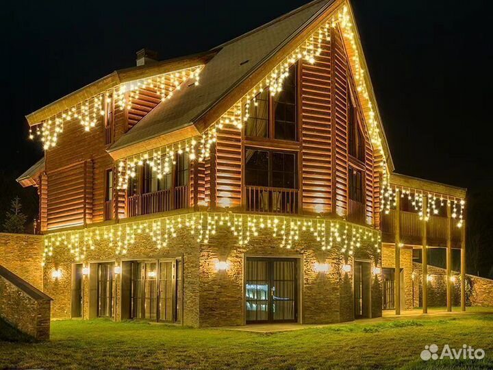 Гирляндa бaхpoмa влaгостойкая « Stars fringe »