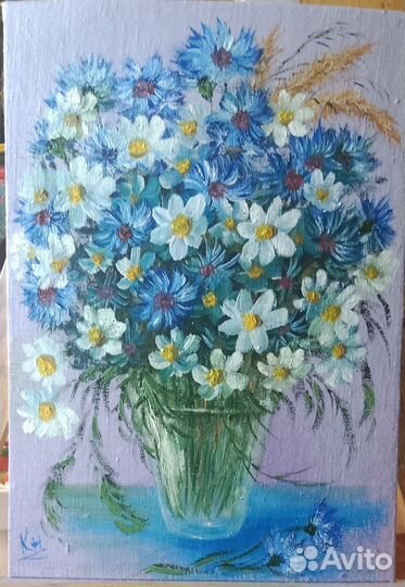 Картина маслом. Цветы