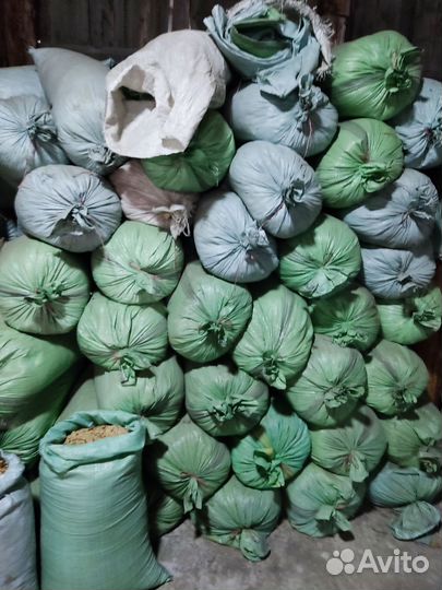 Опилки, щепа,стружка в мешках