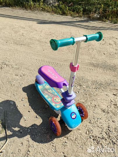 Самокат детский с сиденьем