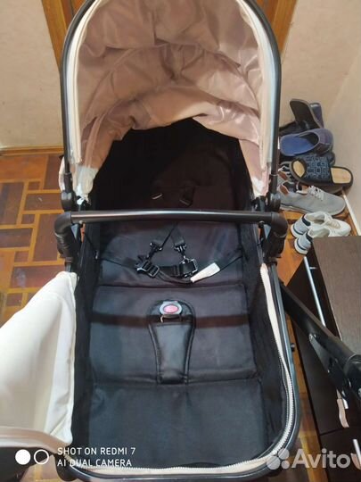 Коляска 2 в 1 эко кожа