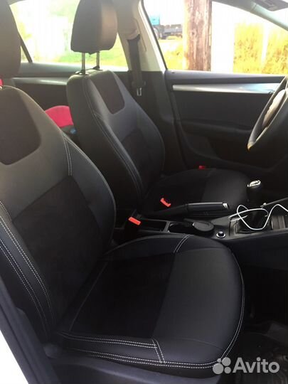 Премиум чехлы уровня перетяжки с Алькантарой